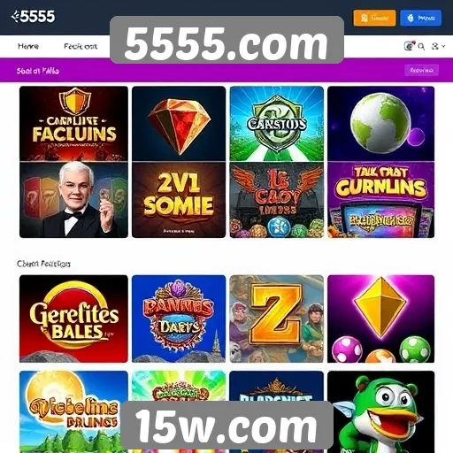 Novos jogos disponíveis no 5555.com